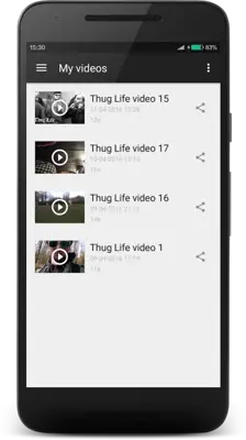 Thuglife Video Maker android App screenshot 0