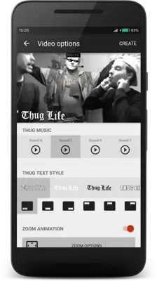 Thuglife Video Maker android App screenshot 4